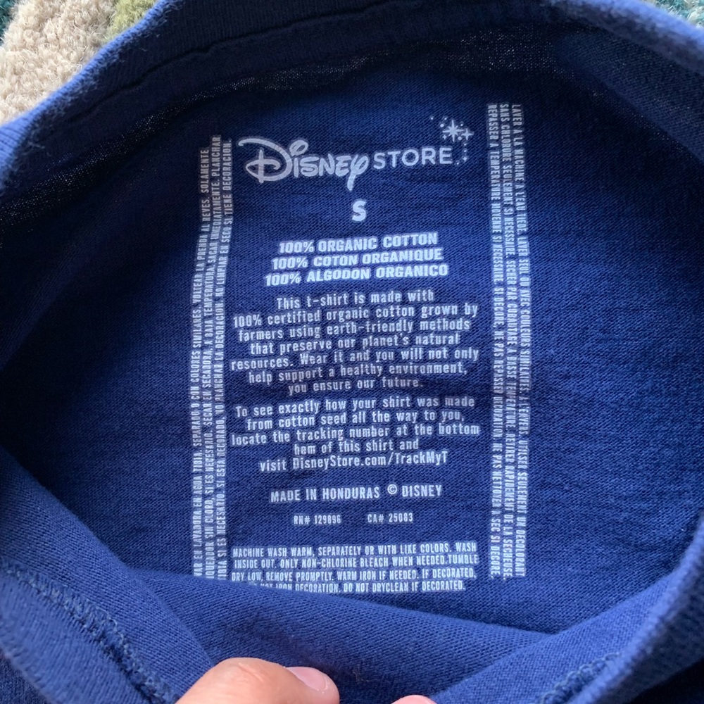 Disney Mickey Mouse Blue Tee Shirt - Picture 3 of 3